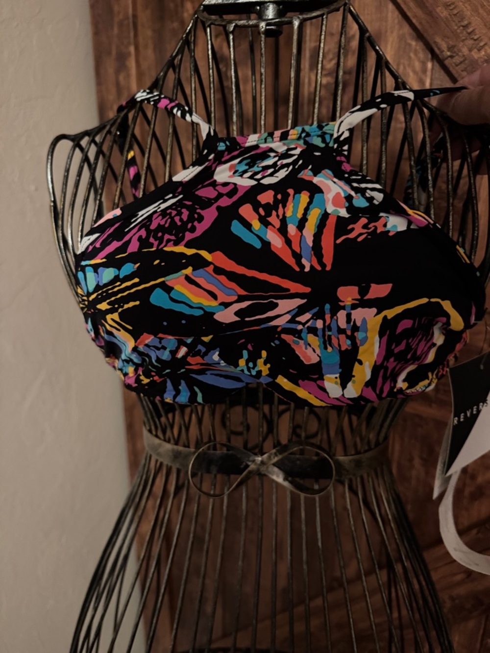 Vera Bradley Swimwear Reversible Halter Top XS